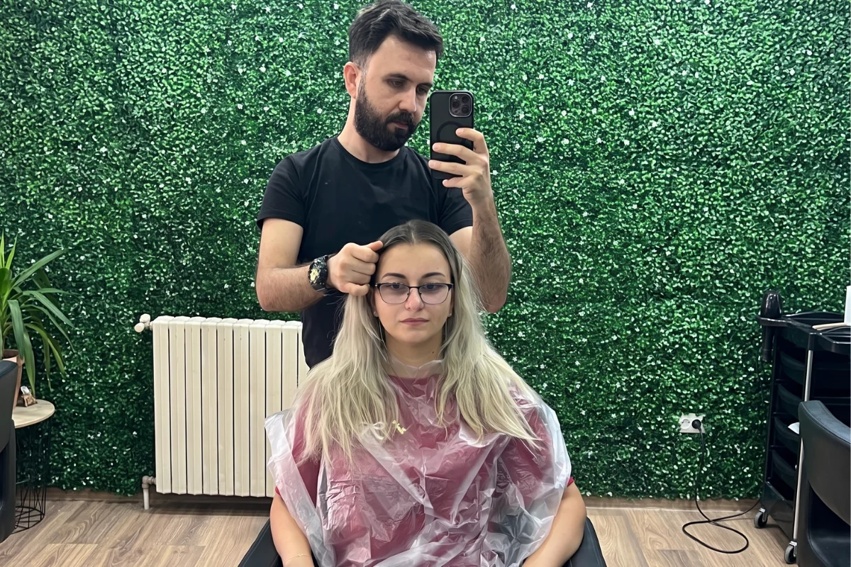 Balayage la inceput de tunsoare